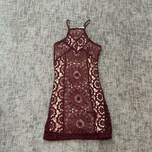Francesca’s XS maroon dress